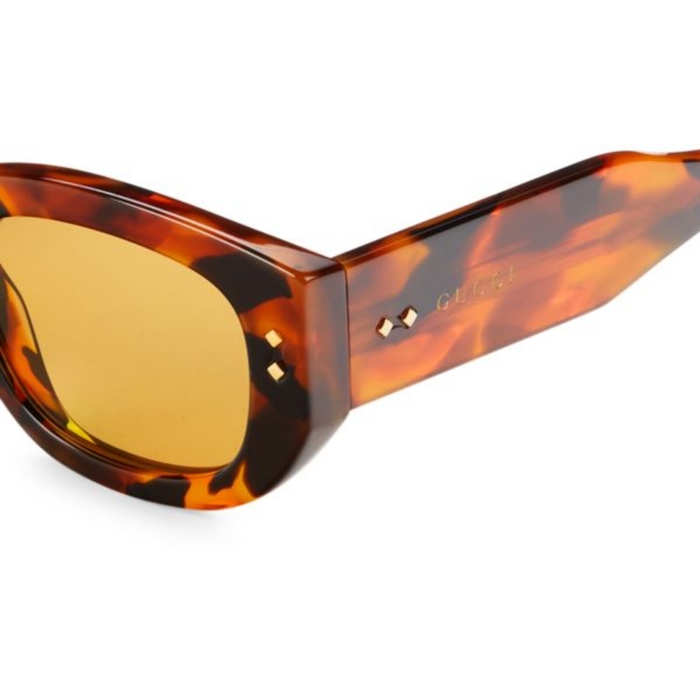 AUTH GUCCI 51MM Rectangle Sunglasses - Picture 3 of 3
